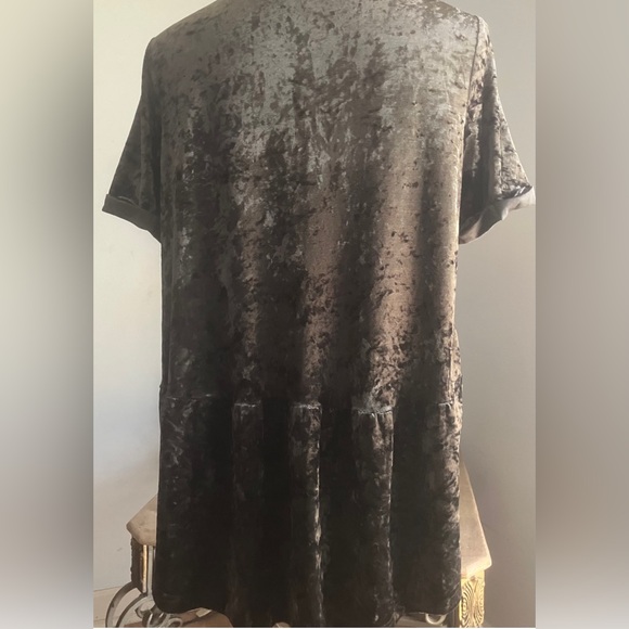 Altar'd State crushed velvet, baby doll top SZ M Boho chic - Picture 4 of 16